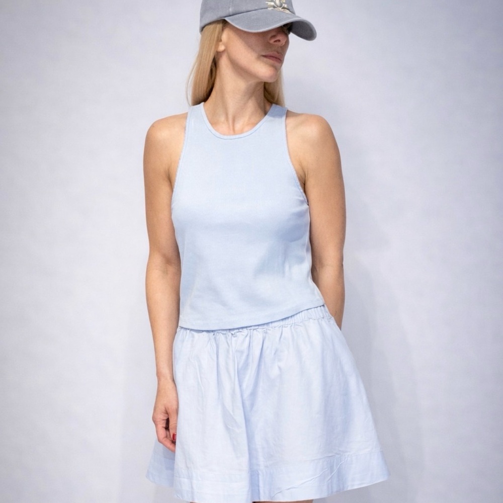 Free People Sky Blue Sleeveless Ensemble